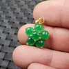 Pingente de jade pingente de turquesa pingente de rocha de quartzo pingente de jade rosa pingente com incrustação de jade pingente de colar