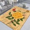 Alfombra retro de estilo europeo con diseño transfronterizo para sofá, mesa de centro, estilo pastoral, para dormitorio, mesita de noche, sala de estar, comedor