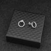 Pendientes de Aro Minimalistas Mismo Estilo de Zhu Zhengting, Unisex, Versátiles para Moda Urbana, Venta al por Mayor de Pendientes de Acero Inoxidable