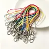Pingente de Miçangas DIY para Celular 5,3cm Colorido com Fecho Lagosta Cordão 12mm Pequeno Boneco de Cordão Acessório para Mochila
