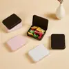 Caja de Hierro Rosa de Doble Cara para Almacenamiento de Artículos de Privacidad Fresca Collar Joyería Pequeña Portátil Tarjeta Foto Moneda Conmemorativa Caja de Hierro