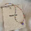 Nuevo Collar de Dopamina Amor para Mujer Moda Tendencia Dulce Chica Atrevida Accesorios Cadena de Clavícula con Cuentas de Colores Venta al por Mayor