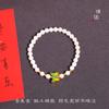 Tienda de oro con fuerte retención de color Pulsera de perlas de mariposa azul quemada de oro de arena de Vietnam pulsera de cuentas de concha pulsera DIY adornos de mano combinables para todo