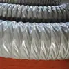 Manguera de tela de nylon al por mayor tubo de ventilación de alambre de acero pvc gris negro azul lona tubo de vacío escape