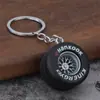 Comercio exterior nuevo llavero de neumático de goma blanda de PVC decoración de coche accesorios para coche regalo fabricantes de impresión al por mayor