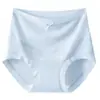 Shorts de Encaje Antibacteriano de Algodón Puro de Cintura Alta para Maternidad, para Embarazo Medio a Tardío y Postparto