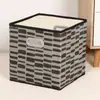 Caja de Almacenamiento sin Tapa Amazon Contenedor de Juguetes Cesta Caja de Almacenamiento Plegable Tipo Cajón Caja Organizadora de Armario Venta al por Mayor
