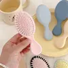 Peine de Cojín de Aire Macaron para Estudiantes Mujeres, Fácil de Transportar, Peine Masajeador de Maquillaje, Lindo Peine Pequeño para el Hogar de Pegamento de Crema