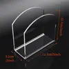 Estante de Acrílico para Almacenamiento de Servilletas Estilo Transparente Caja de Servilletas para Mesa de Comedor Restaurante Occidental Caja de Servilletas Vertical Venta al por Mayor Transfronteriza