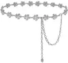 Acessório de Cintura Feminino Moderno e de Alta Qualidade, Corrente de Cintura com Strass Ultra Brilhante, Vestido Elegante Slim-Fit, Acessório de Corrente para Marcar a Cintura