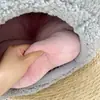 Cama para gato de invierno cálida cerrada sensación de seguridad cama para gato casa para gato nido para gato perro pequeño casa para perro nido para mascotas universal para las cuatro estaciones