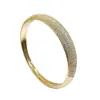 Comercio Exterior Transfronterizo Moda Coreana Estilo de Alta Gama Joyería para Manos Pulsera Sencilla Atmosférica Europea y Americana Color de Niña Pulsera de Zirconia que Conserva el Color