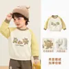 Kaka Panda Roupas Infantis Moletom Espesso com Forro de Lã para Meninos Roupa de Inverno Infantil Roupas Quentes de Inverno para Meninas Roupinhas de Bebê