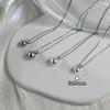 Collar de Plata Esterlina con Perla Única Princesa Diana por Todas Partes Accesorios para Niñas Collar con Colgante Lujo Accesible de Alta Gama Nicho Cadena para Suéter