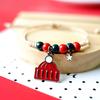 Nueva pulsera caliente de Navidad para mujer popular europea y americana Santa pareja pulsera de novias joyería transfronteriza