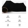 Bolsa de Terciopelo Negro con Cordón y Base de Tela de Seda Autoadhesiva, Personalizable con Impresión Digital para una Sensación de Terciopelo