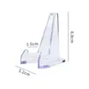 Soporte de Bloque de Tarjeta Transparente Ajustable Telescópico Ángulo de Presentación Ensamblaje Adecuado para Varios Soportes de Exhibición de Tarjetas Base