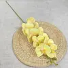 27 cores, nova orquídea impressa em 3D com 9 cabeças, flor artificial, para decoração de casamento e casa, atacado