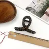 Pinzas para el pelo de invierno transfronterizas, Pinzas de garra, Pinzas de tiburón, Pasadores de moda con estampado de leopardo, Accesorios para el pelo para niñas, Pinzas para el pelo simples y elegantes