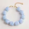 Pulsera de Cuentas de Contraste de Color Exagerado de Moda para Verano en Colores Dulces Dopamina, Pulsera Versátil de Estilo Vacacional para Mujeres