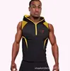 Colete Masculino com Capuz, Venda Quente Transfronteiriça, Design Meio Zíper, Secagem Rápida, Respirável, Elástico, Colete Esportivo de Basquete