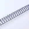 Calendario de Escritorio para Portátil Doble Espiral Metal Pintado en Spray Espiral de Encuadernación para Papelería Cuaderno de Hojas Sueltas Recubierto de Nylon para Libro Duradero