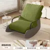 Sillón mecedora reclinable de lujo ligero para sala de estar, silla de ocio para balcón de adulto, sofá perezoso plegable para descanso al mediodía, mecedora
