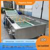 Linha de processamento de pêssego amarelo em lata pêssego amarelo frutas e vegetais máquina de lavagem de alta pressão equipamento de processamento de vegetais pré-fabricado