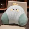 Cojín de Respaldo Lumbar de Látex de Seda de Hielo de Dibujos Animados Cojín de Cabecera para Cama Respaldo de Sofá Almohada Respaldo de Bolsa Suave Protección Lumbar Tatami
