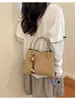 Elegante y estilosa cartera pequeña para mujer, nuevo bolso cruzado versátil de moda 2026, bolso de mano para el trabajo, bolso tipo cubo tote