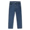 Nirben Jeans básicos casuales rectos cropped de mezclilla multicolor estilo coreano para caminar