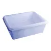 Cesta de Almacenamiento Comercial Grande para Hoteles, Cesta Espesa de Almacenamiento de Alimentos, Colador Cuadrado de Plástico para Cocina, Cesta de Almacenamiento con Drenaje