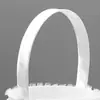 Cesta de Florista com Renda Estilo Ocidental Cesta Estilo Americano Noivos Feito à Mão Pequena Cesta de Flores de Luxo