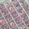 Rhinestones para Decoración de Uñas Xiaohongshu Súper Brillantes de 8 mm, Superficie Shiyue, Rhinestones Redondos Multifacéticos con Base Puntiaguda K9