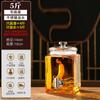 Garrafa de Vinho de Vidro Licor Artesanal Garrafa de Vinho Medicinal de Ginseng Doméstica Garrafa de Armazenamento de Vinho de Alta Qualidade Jarra de Vinho Selada com Torneira