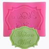 Molde de Silicone Modelagem de Letra Inglesa Dobra à Mão Molde de Bolo Dobra Doce Ferramenta de Dobra Ferramenta Decorativa Molde de Bolo