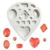 Amor Diamante Gema Diamante Molde de Silicona Herramientas para Decoración de Pastel de Chocolate Molde para Hornear DIY
