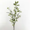 Ramas de Fruta de Naranja Simuladas, Flores Artificiales, Limón, Granada, Caqui, Decoraciones de Año Nuevo y Festival de Primavera, Arreglos Florales para Sala de Estar, Venta al por Mayor