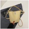 Bolso Pequeño de Marca Extranjera Súper Popular para Mujer, Nuevo Bolso Cruzado Versátil de Diseño de Nicho Verano 2026, Bolso de Hombro Tipo Cubo Estilo Coreano