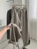 Pantalones de Campana de Mezclilla Caqui Retro de Moda para Mujer Primavera y Otoño 2026, Pantalones de Pierna Ancha Rectos Adelgazantes de Cintura Alta hasta el Suelo