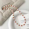Moda Estilo Coreano Versátil Gama Alta Colección de Collares de Bambú Dopamina, Sencillos y con Estilo, Elegantes y de Lujo Ligero Collares de Nicho
