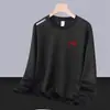 Moletom com capuz masculino para primavera e outono de 2025, estilo novo para adolescentes, corte solto, preto, peso pesado, jaqueta sem capuz, versátil