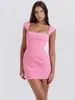 Estilo Socialite Francês Vestido Preto Pequeno Halterneck de Alta Qualidade Sexy Gola de Ombro a Ombro Cintura Fina Sem Costas Vestido Curto para Mulheres
