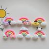 Brillante Animal Pequeño Arcoíris DIY Crema Gel Hecho a Mano Horquilla Material Accesorios para el Cabello Joyería Resina Accesorios Venta al por Mayor Norte 9