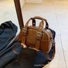Bolsos de Mujer Transfronterizos 2026 Nuevo Bolso de Mano de Charol Bolso de Hombro de Diseño Nicho Casual Moda Bolso Cuadrado Pequeño