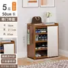 Sapateira para entrada de casa, armazenamento que economiza espaço, armário de sapatos econômico com prateleiras em camadas, sapateira simples