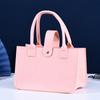 En stock bolso de fieltro compras regalo compras centro comercial diy bolso tote bolsa de tela de fieltro engrosado al por mayor