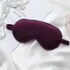Antifaz de Seda Sintética para Dormir durante la Siesta, Bloqueador de Luz, Transpirable, Antifaz Elástico con Logo Impreso, Antifaz de Seda de Doble Cara al por Mayor