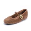 Sapatos Peludos de Inverno Novos para Mulheres Estilo Celebridade da Internet, Sapatos Quentes de Veludo Grosso de Alta Qualidade para Mulheres, Sapatos de Algodão Estilo Coreano com Uma Tira Única
