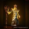 Barra de roupa romana amarela luminosa LED scepter a laser de vinho show de mão atmosfera KTV roupa luminosa